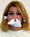 Possibly over-gagged.