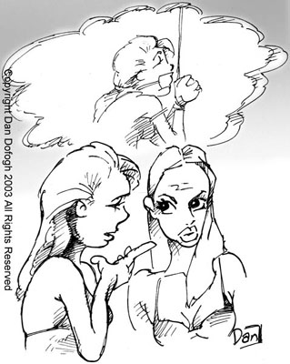 "Being tied up and gagged is kind of strange at first..."