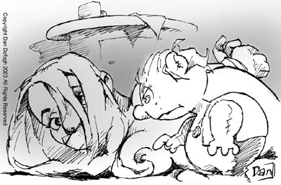 "Now don't go away."
