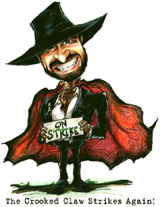 Flattering drawing by Dan Dofogh (he is TOO kind).